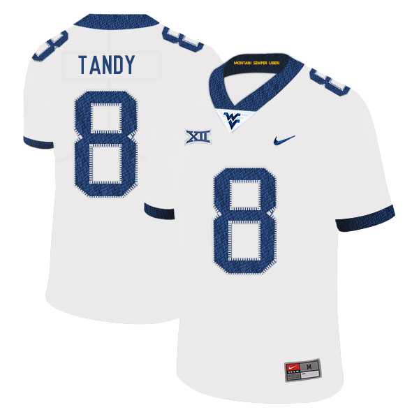West Virginia Mountaineers 8 Keith Tandy White College Football Jersey Dzhi,We sell and wholesale West Virginia Mountaineers 8 Keith Tandy White College Football Jersey Dzhi on line form chian!